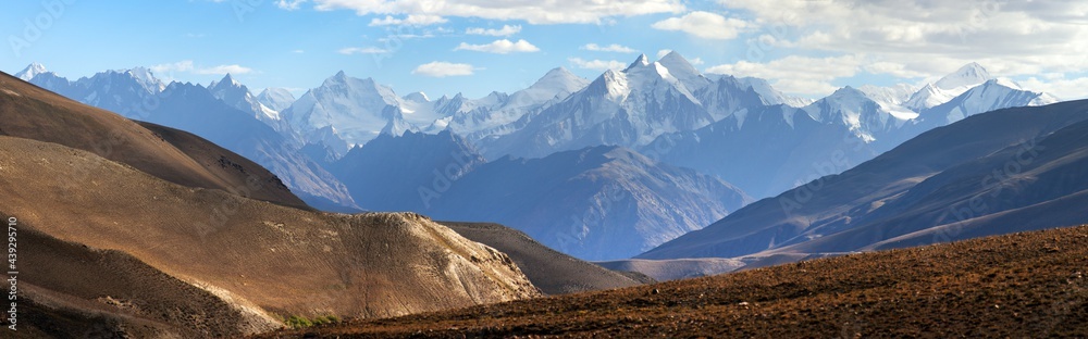 Hindukush or Hindu kush mountain ridge Afghanistan