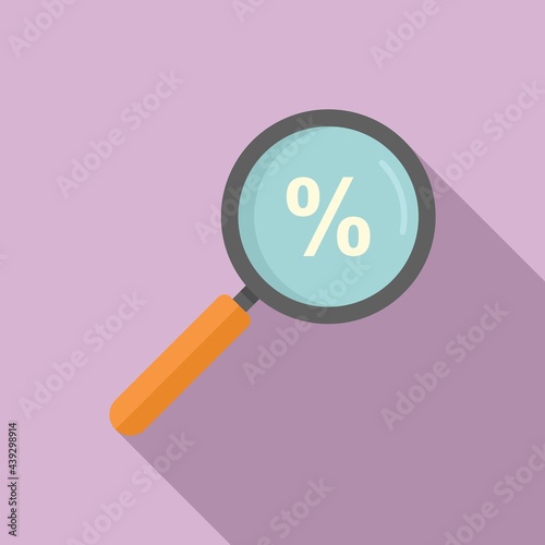 Search bonus icon, flat style