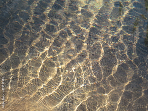 abstract water reflections brightens clear transparent background