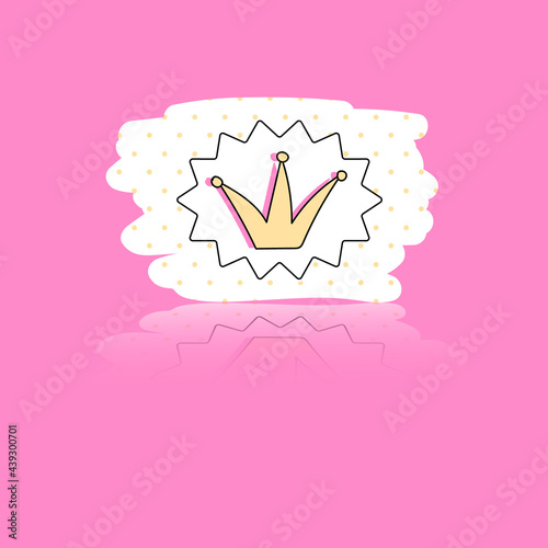 Set of cute vector stickers.