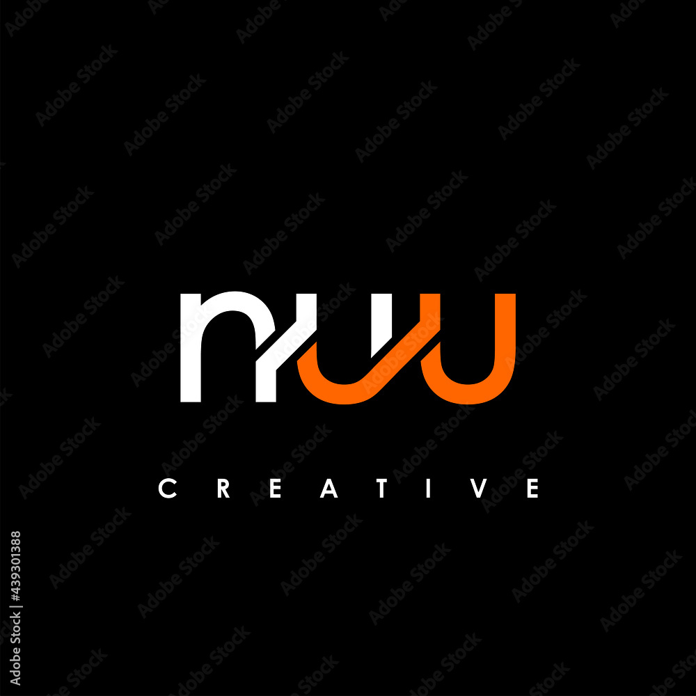 NUU Letter Initial Logo Design Template Vector Illustration NUU Letter Initial Logo Design Template Vector Illustration