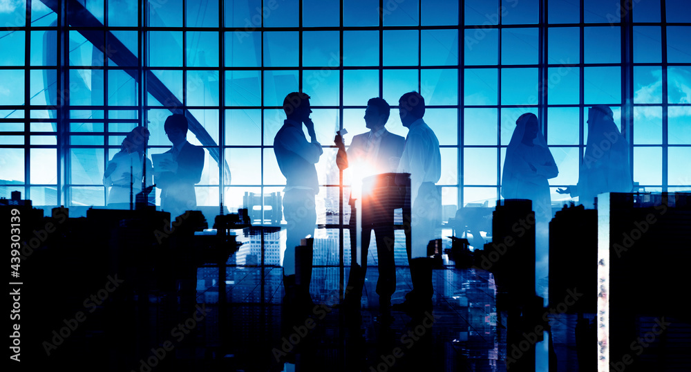 custom made wallpaper toronto digitalLarge group of business people