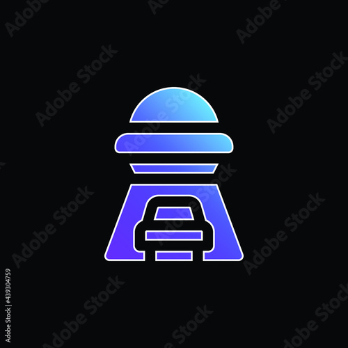 Abduction blue gradient vector icon