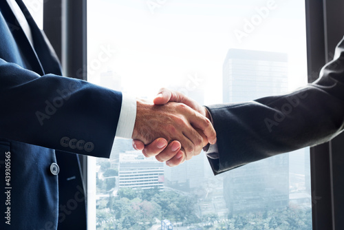 Business handshake