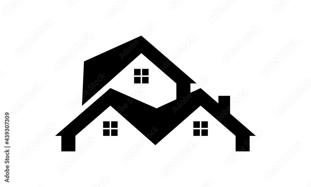 elegant house real estate logo elegant house real estate logo