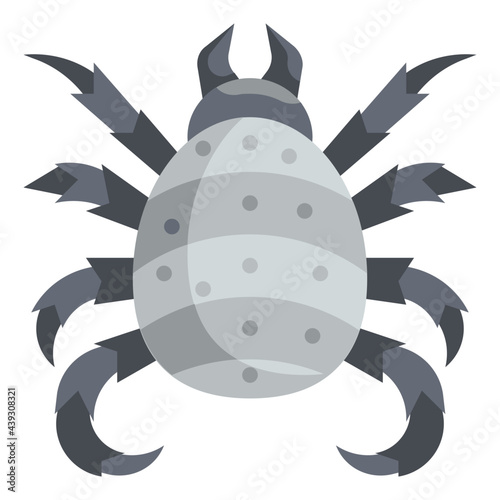 mite flat icon