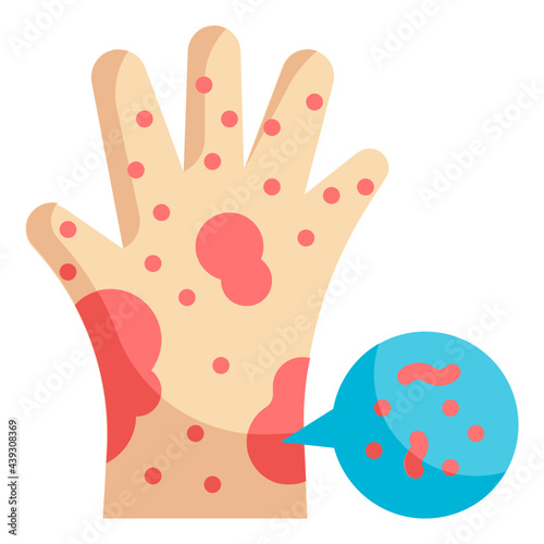 allergy flat icon