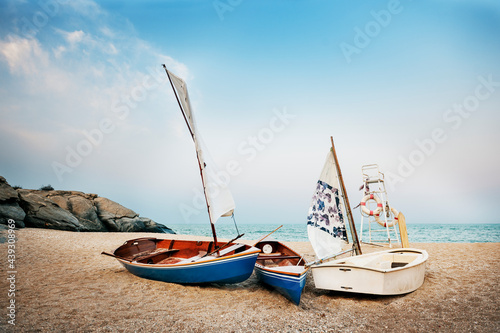 Beach Summer Holiday Vacation Boat Trip Concept