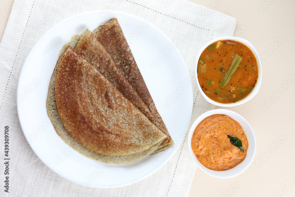 Foto de Green gram Dosa, Dosa, South Indian snack, green Dosa