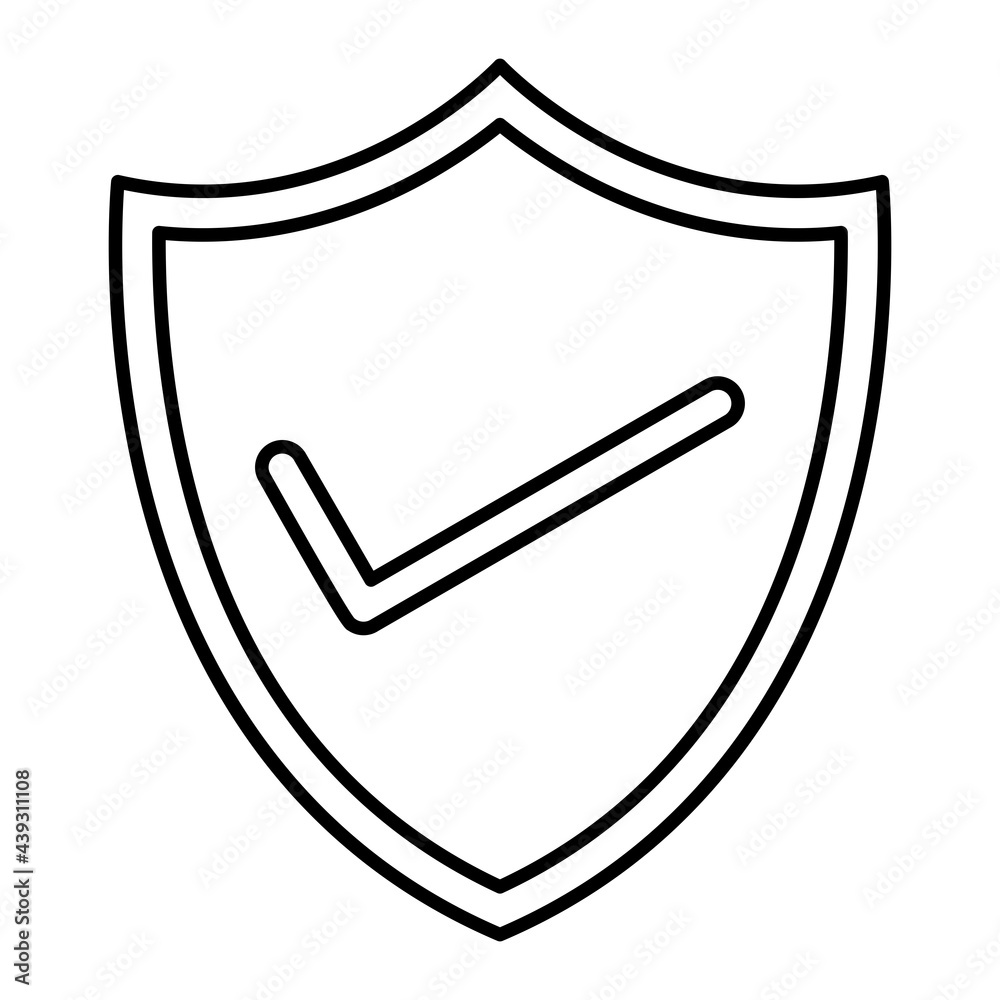 Vector Authorization Outline Icon Design Vector Authorization Outline Icon Design