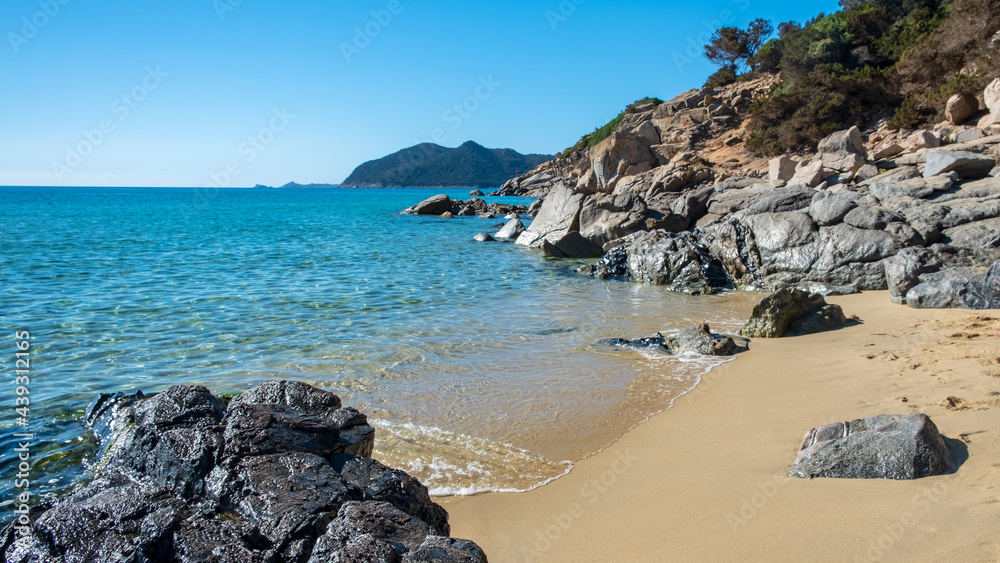 Cala Monte Turno, Sardinia, in a summer day Cala Monte Turno, Sardinia, in a summer day
