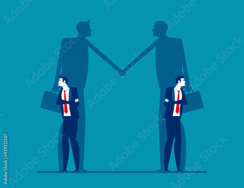 Business conflicts but also cooperate with each other