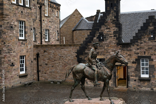 Earl haig statue edinburgh castle photo