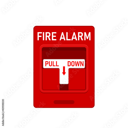 Fire drill station icon. Clipart image isolated on white background
