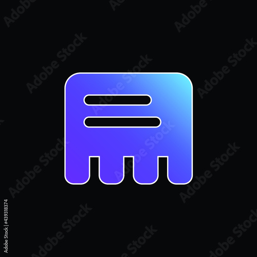 Advert blue gradient vector icon