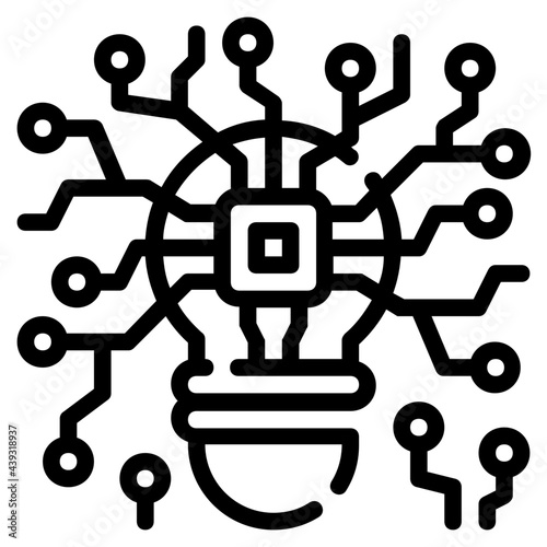 idea outline icon