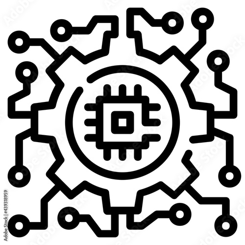 setting outline icon