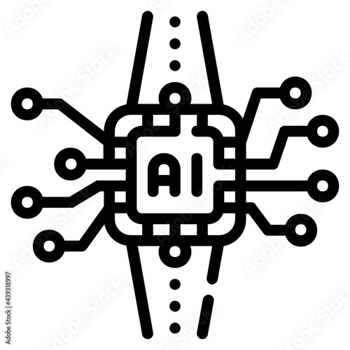 smartwatch outline icon