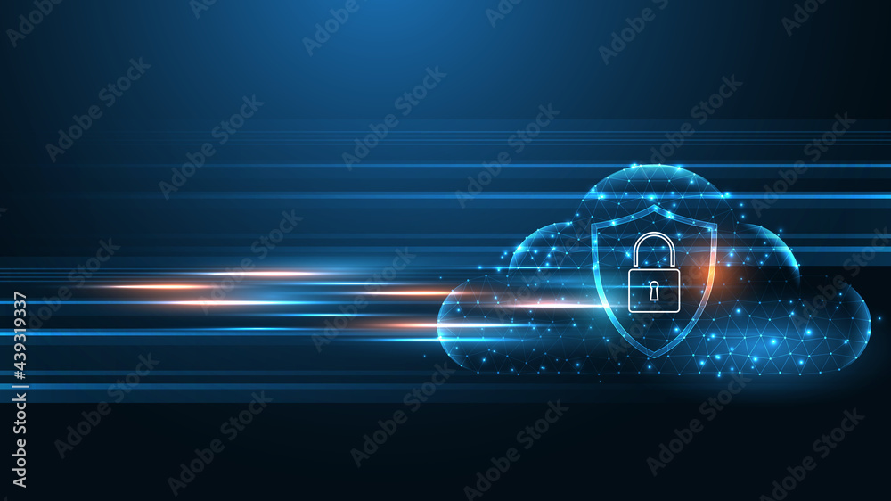 Cloud computing storage technology background digital data services innovation concept Cloud computing storage technology background digital data services innovation concept