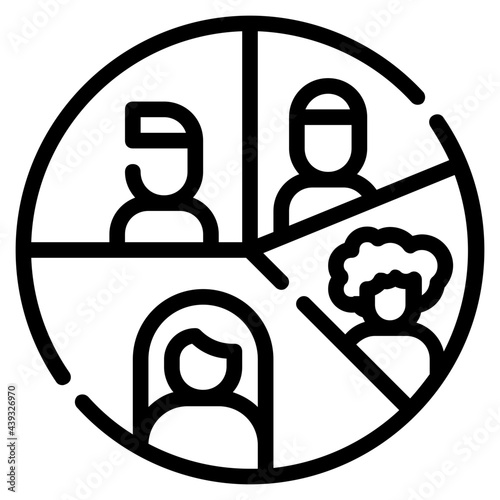 customer outline icon