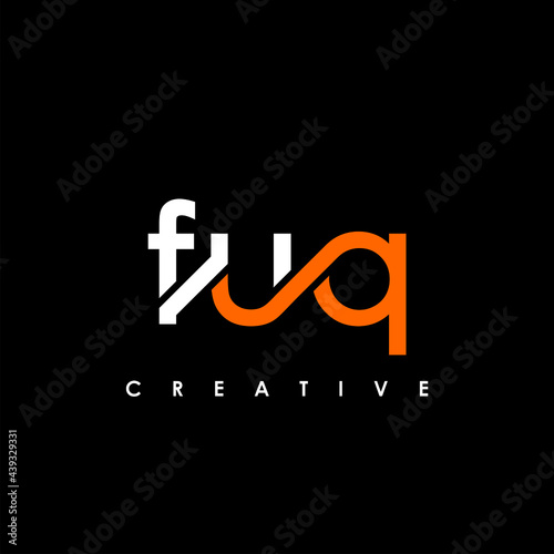 FUQ Letter Initial Logo Design Template Vector Illustration