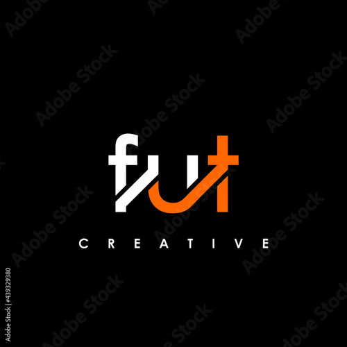 FUT Letter Initial Logo Design Template Vector Illustration