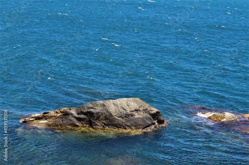 rocks and sea