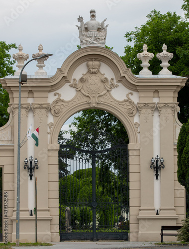 landscape with Festetics Palace in Keszthely - Hungary