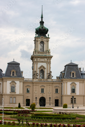 landscape with Festetics Palace in Keszthely - Hungary