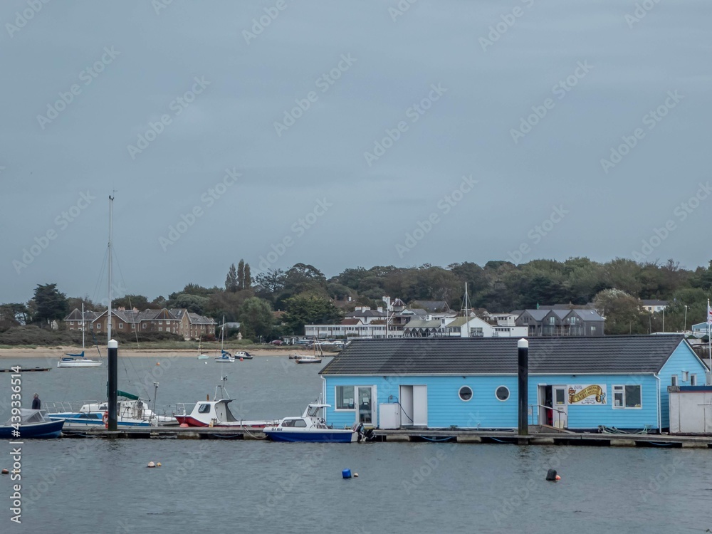 Best Dressed Crab floating cafe at Bembridge on the Isle of Wight
