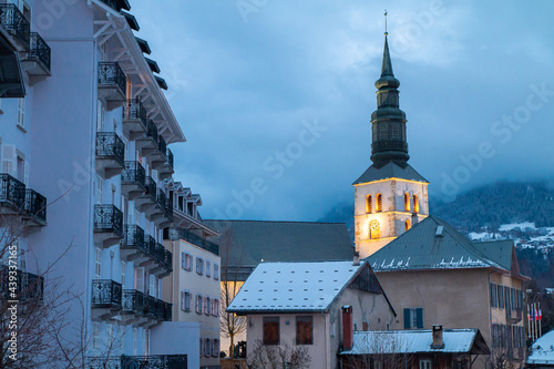 Église et village de Saint Gervais, Haute Savoie