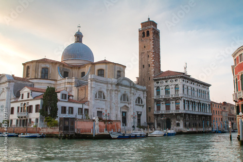 Fin de journée sur le Grand canal, Venise