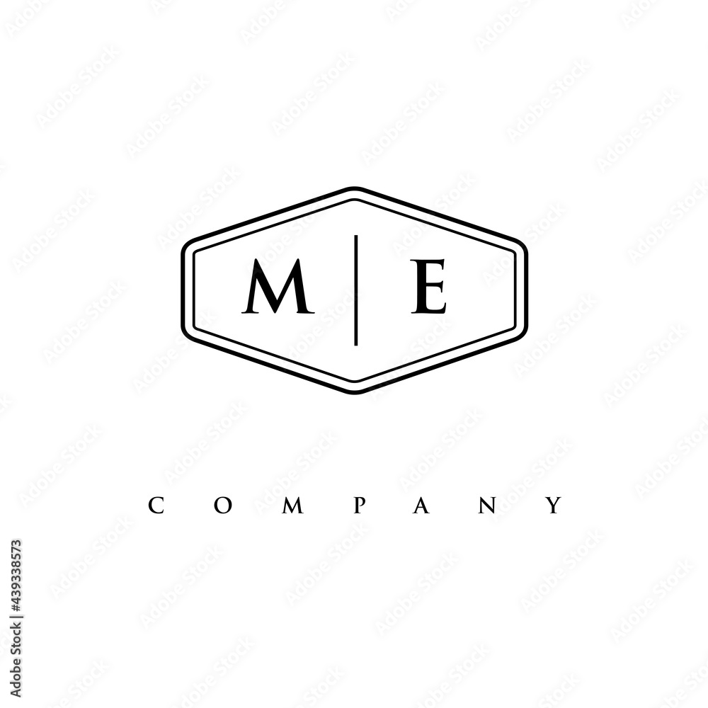 initial ME logo design vector initial ME logo design vector