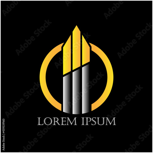 building emblem design logo identity. emblem logo vector