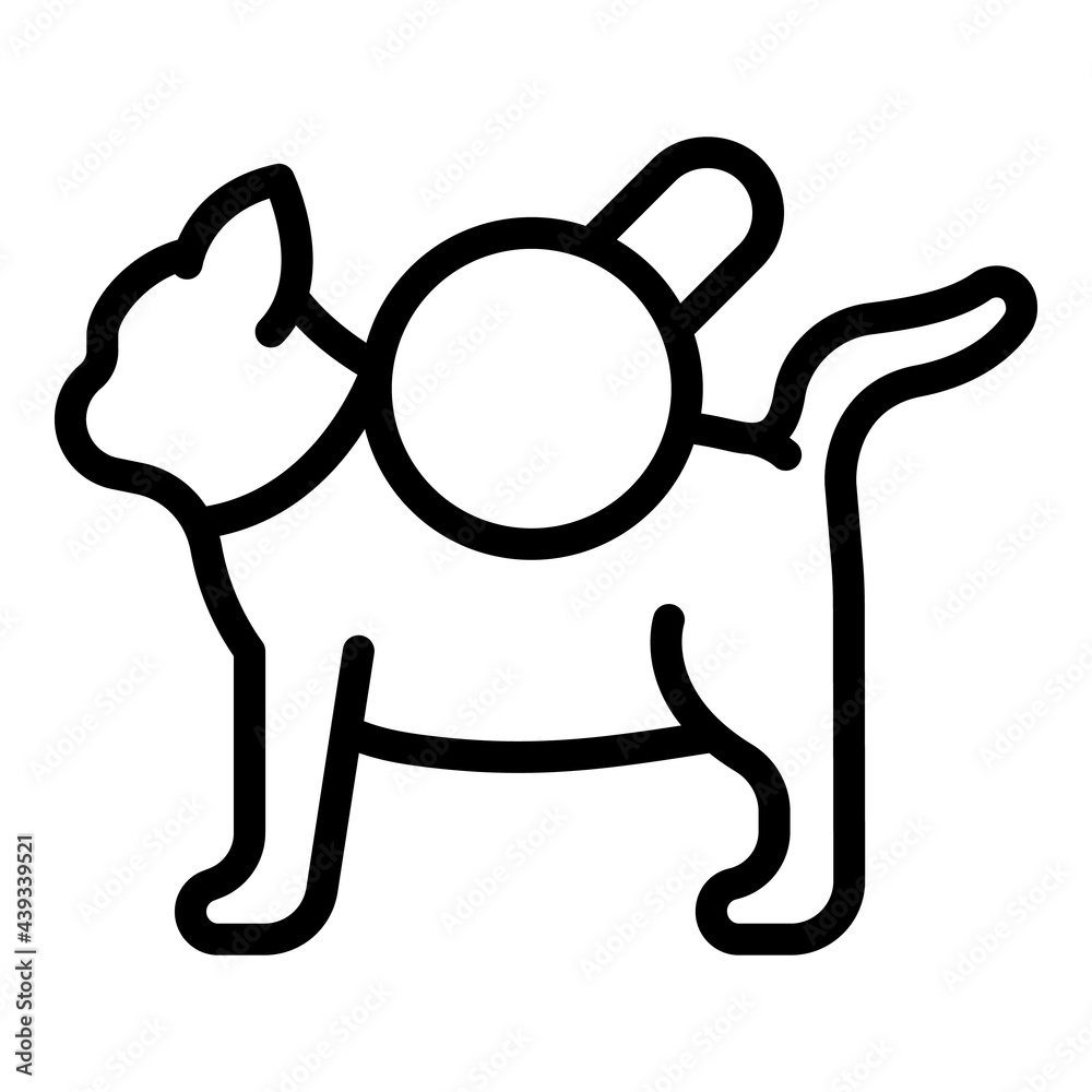 Dog care icon. Outline Dog care vector icon for web design isolated on white background Dog care icon. Outline Dog care vector icon for web design isolated on white background