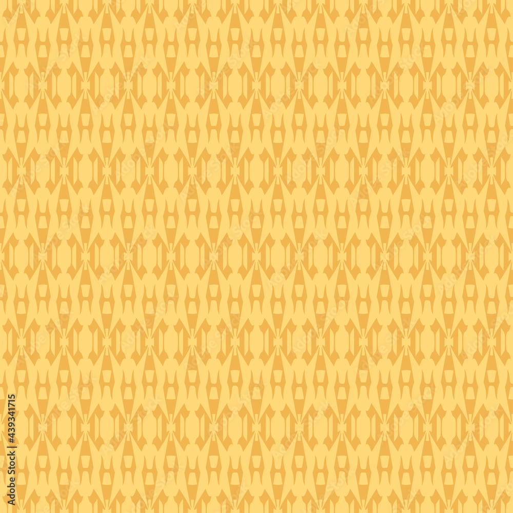 Modern background pattern with decorative ornaments on yellow background, wallpaper. Seamless pattern, texture. Vector image Modern background pattern with decorative ornaments on yellow background, wallpaper. Seamless pattern, texture. Vector image