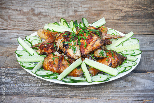 grilled chicken wings