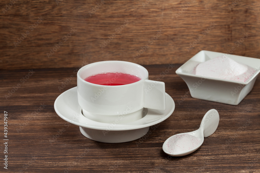 Health And Wellness Hot Drink Of Hydrolyzed Collagen. Health And Wellness Hot Drink Of Hydrolyzed Collagen.