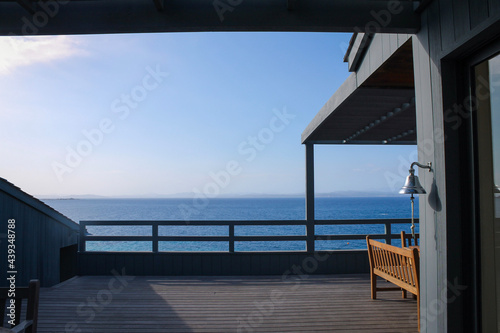 Balcony view of the sea