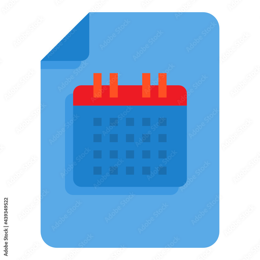 Date flat icon Date flat icon