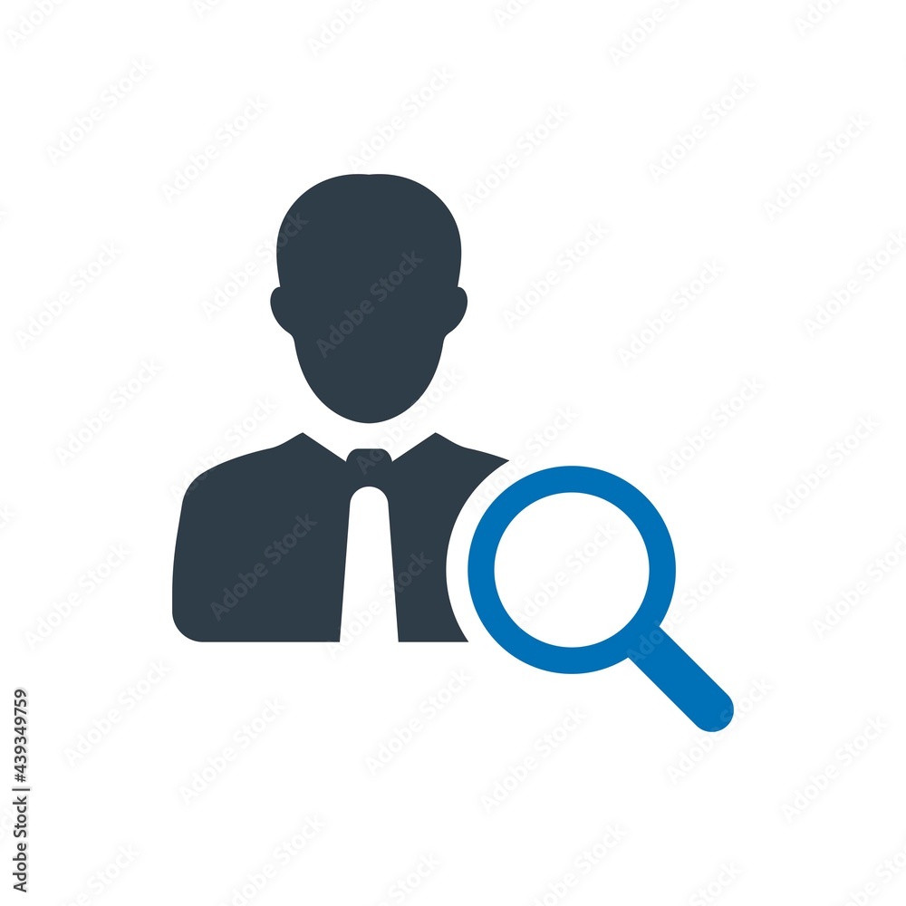 Search user icon icon