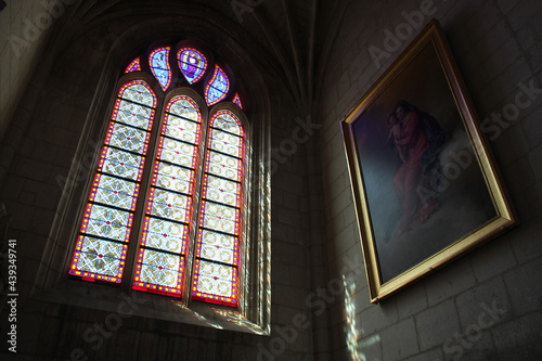 our lady of assumption cathedral in luçon (france) 