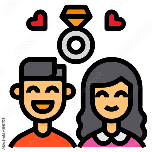 Proposal line icon