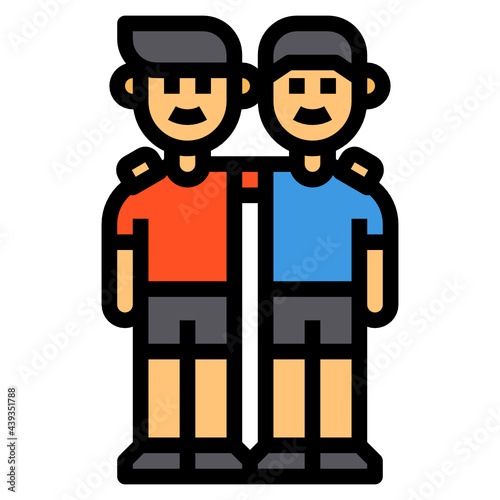 Sibling line icon
