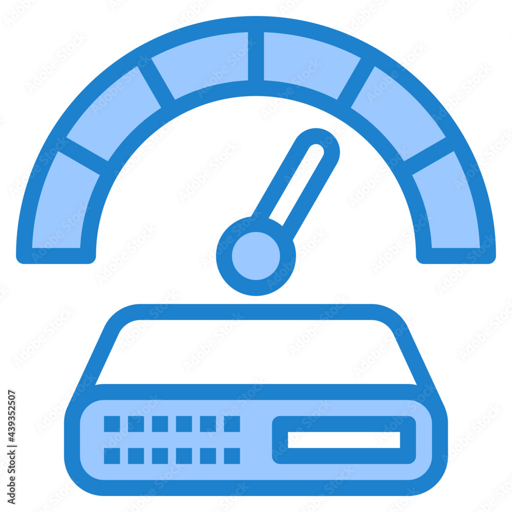 dashboard blue style icon