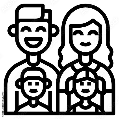 Family line icon