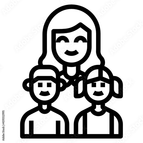Family line icon