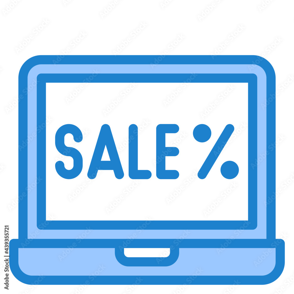 sale blue style icon