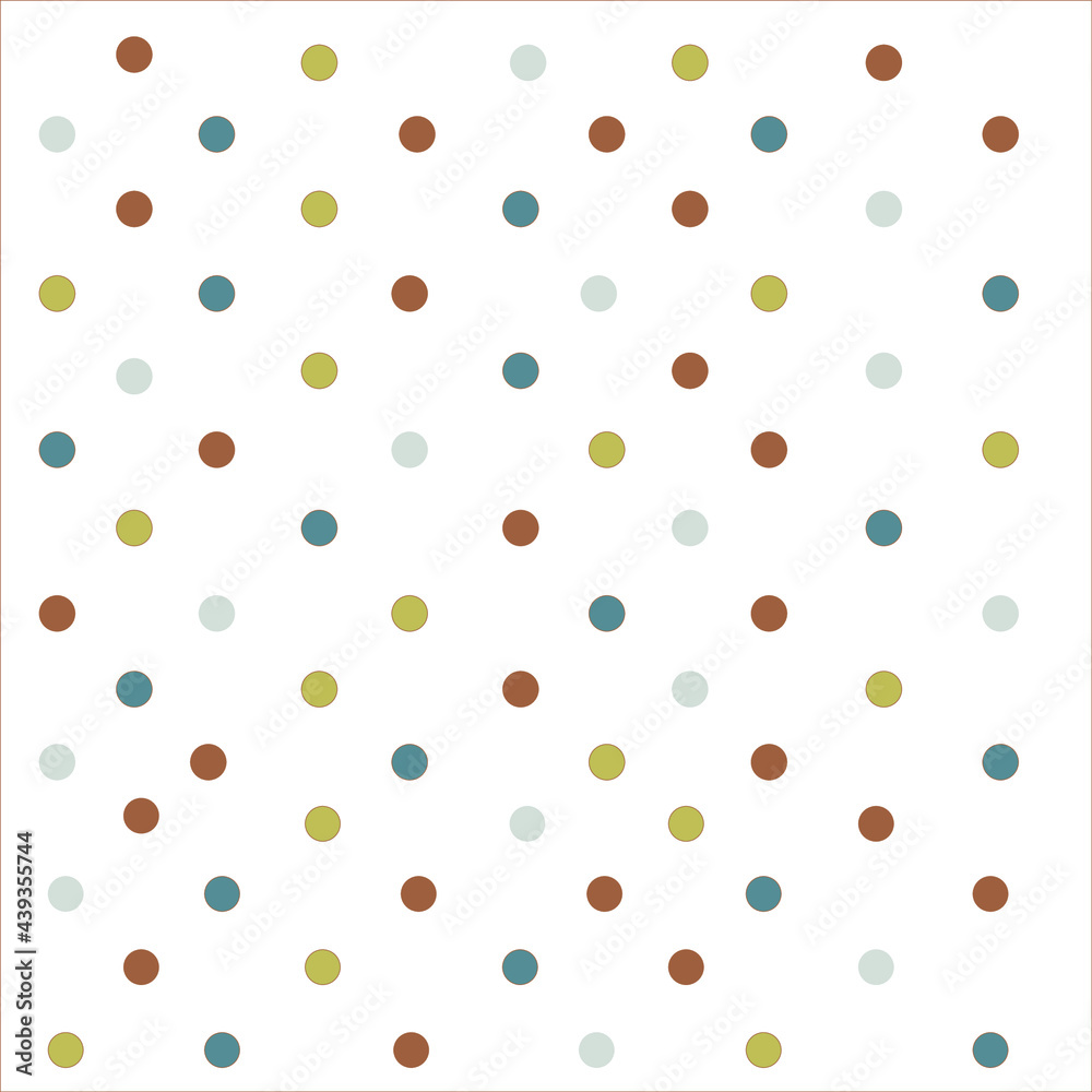 seamless pattern with dots vector illustration