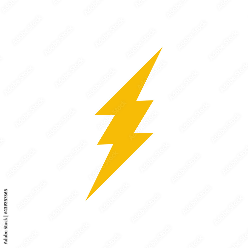Flash icon symbol simple design